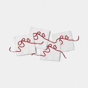 4pk Bow cocktail Napkins